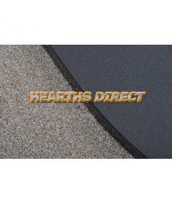 Medium Standard Polished Black Granite Hearth